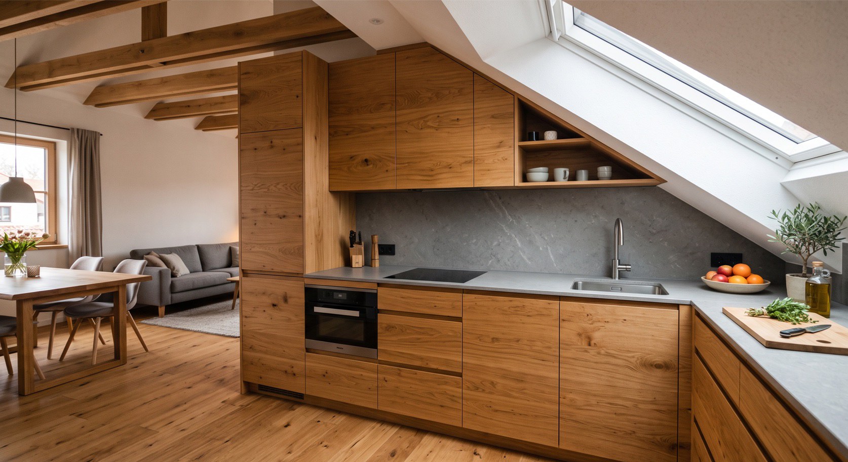 Einbauküche aus Holz